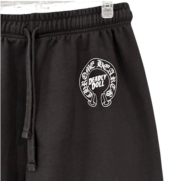 Chrome Hearts x Deadly Doll Black Sweatpants M - Picture 9 of 9